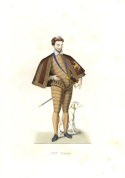 Król Henryk III Francji autorstwa Edmond Lechevallier Chevignard