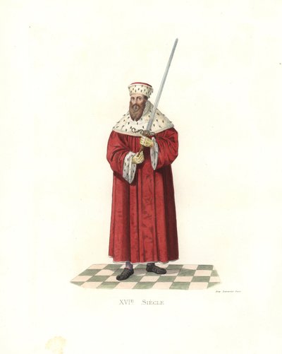 Maurycy Chrobry, elektor saski (1521-1553) autorstwa Edmond Lechevallier Chevignard