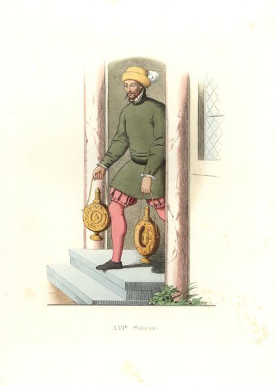 Lokaj, Anglia autorstwa Edmond Lechevallier Chevignard