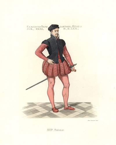 Ernest Baumgartner autorstwa Edmond Lechevallier Chevignard