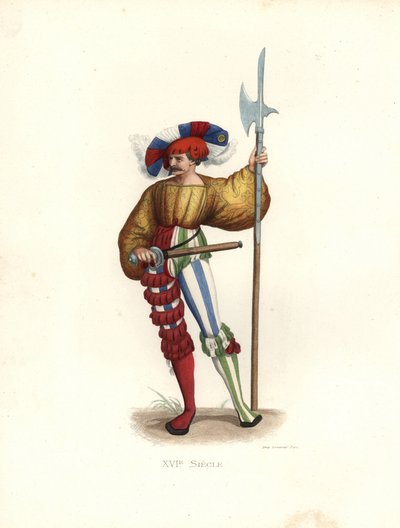 Halabardnik autorstwa Edmond Lechevallier Chevignard