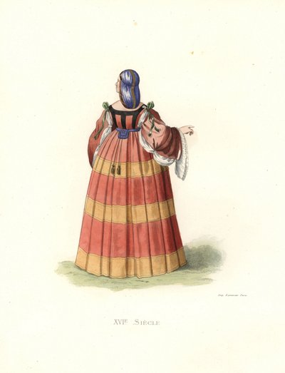 Kobieta z Mediolanu autorstwa Edmond Lechevallier Chevignard