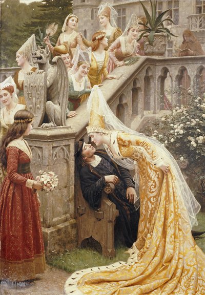 Alain Chartier, 1903 autorstwa Edmund Blair Leighton
