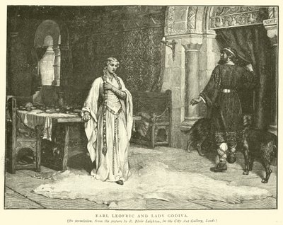 Earl Leofric i Lady Godiva autorstwa Edmund Blair Leighton