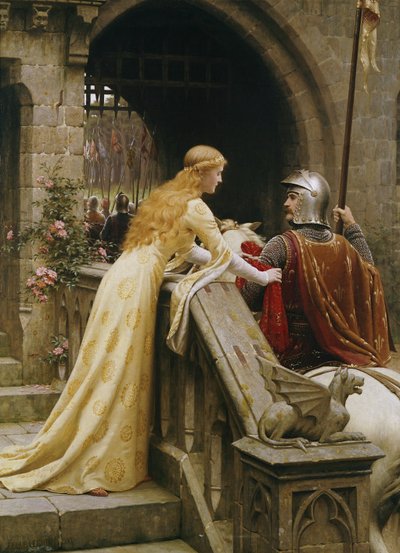 Boska prędkość, 1900 autorstwa Edmund Blair Leighton