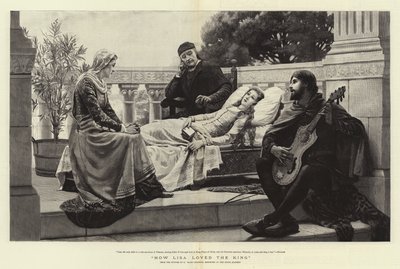 Jak Lisa kochała króla autorstwa Edmund Blair Leighton