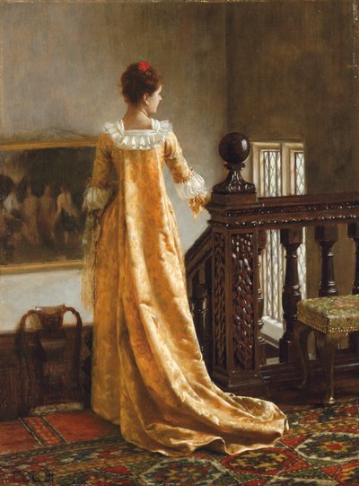 Złoty Pociąg, 1891 autorstwa Edmund Blair Leighton