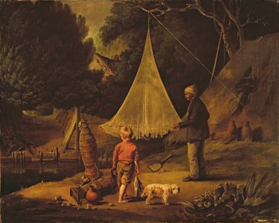 Łowca węgorzy autorstwa Edmund Bristow