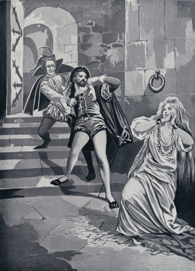 Ilustracja do Goethesa Fausta autorstwa Edmund Bruning