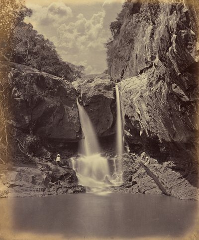 Niskie wodospady. Coonoor Ghant autorstwa Edmund David Lyon