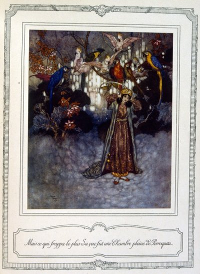 Piękna i Bestia autorstwa Edmund Dulac