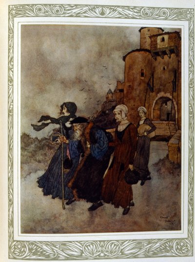 Francuskie wydanie Opowieści Hansa Christiana Andersena (druk) autorstwa Edmund Dulac