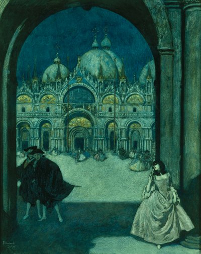 Na Piazza San Marco autorstwa Edmund Dulac
