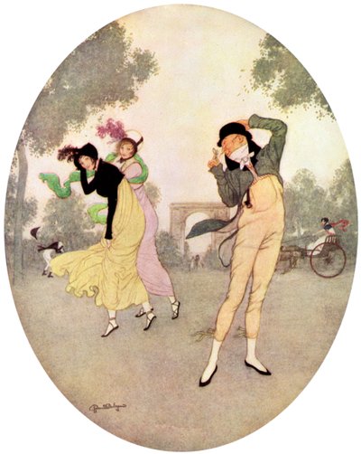 Co myślisz o młodej Rouselle, c1915. autorstwa Edmund Dulac