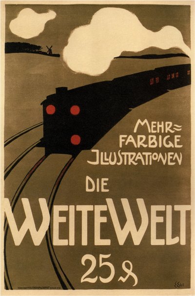 Szeroki świat, 1900 autorstwa Edmund Edel
