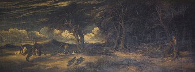 Polowanie na dzika w Xanthus w Licji, ok. 1845 (olej na płótnie) autorstwa Edmund G. Muller