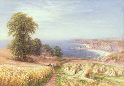 Czas żniw nad morzem, 1881 autorstwa Edmund George Warren