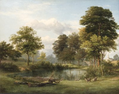 Scena w Muswell Hill autorstwa Edmund Gill