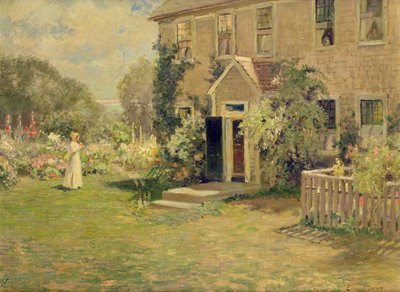 Domek w Nowej Anglii autorstwa Edmund Henry Garrett