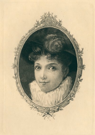 Dla elżbietańskich pieśni na cześć miłości i piękna (litho) autorstwa Edmund Henry Garrett