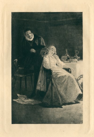 Dla elżbietańskich pieśni na cześć miłości i piękna (litho) autorstwa Edmund Henry Garrett