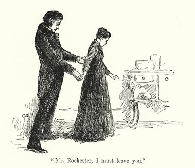 Ilustracja do Jane Eyre autorstwa Charlotte Bronte (lito) autorstwa Edmund Henry Garrett