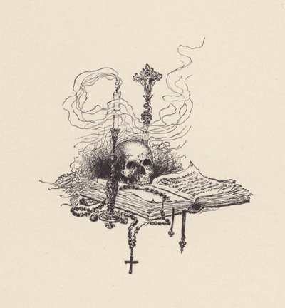 Ilustracja do "Wigilii św. Agnieszki" Johna Keatsa (litografia) autorstwa Edmund Henry Garrett