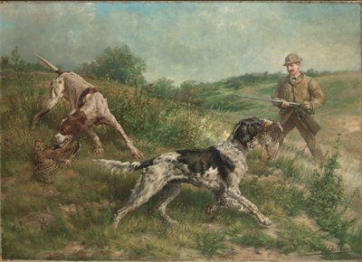 Polowanie w krajobrazie wyżynnym autorstwa Edmund Henry Osthaus