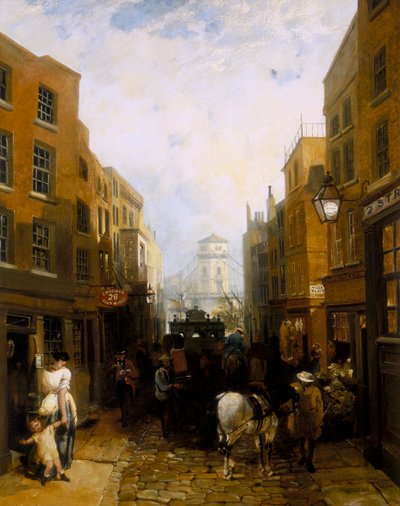 „Buckingham Street, Strand”, 1854 r. autorstwa Edmund John Niemann