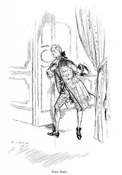 Ilustracja do "Szkoły skandalu" Sheridana (grafika) autorstwa Edmund Joseph (after) Sullivan