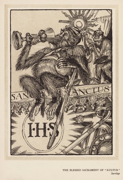 Wianek cesarski: Najświętszy Sakrament "Kultur" (litho) autorstwa Edmund Joseph (after) Sullivan