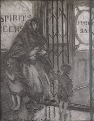 Drzwi tawerny, Bibbys Annual autorstwa Edmund Joseph (after) Sullivan