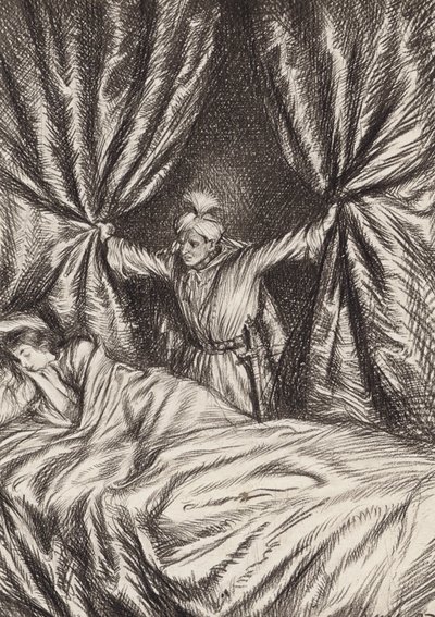 William Shakespeare: Tragedia Otella, maura weneckiego, akt V, scena 2 (litografia) autorstwa Edmund Joseph (after) Sullivan