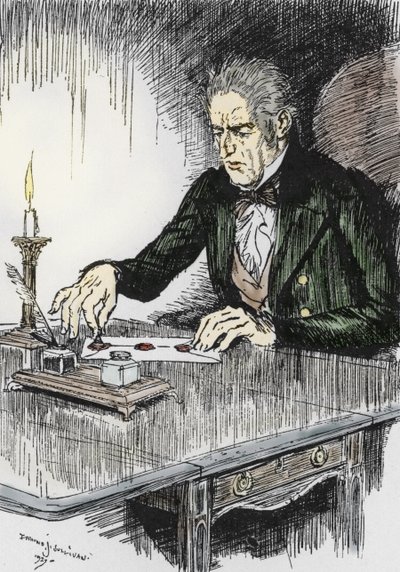 Dr jekyll zamyka list, w którym przyznaje się, że jest panem Hyde
