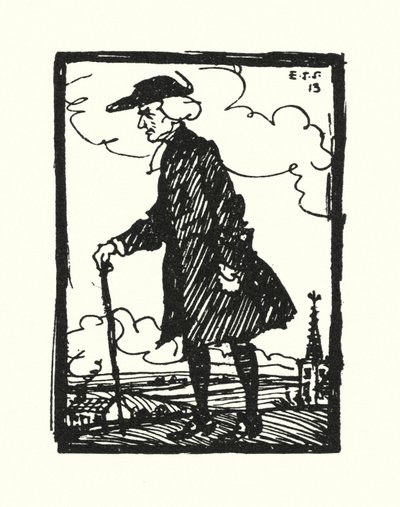 Ilustracja do The Vicar of Wakefield autorstwa Olivera Goldsmitha (kolor lito) autorstwa Edmund Joseph Sullivan