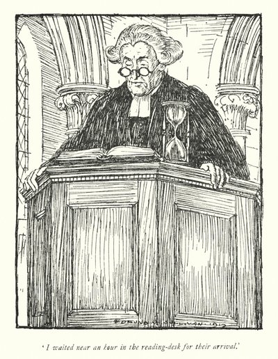 Ilustracja do The Vicar of Wakefield autorstwa Olivera Goldsmitha (lito) autorstwa Edmund Joseph Sullivan