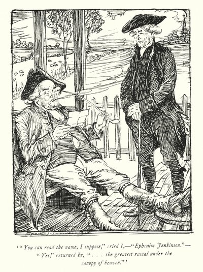 Ilustracja do The Vicar of Wakefield autorstwa Olivera Goldsmitha (lito) autorstwa Edmund Joseph Sullivan