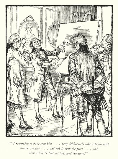 Ilustracja do The Vicar of Wakefield autorstwa Olivera Goldsmitha (lito) autorstwa Edmund Joseph Sullivan