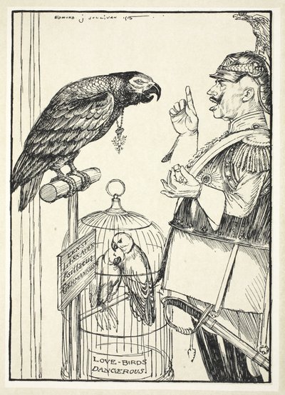 Hymn nienawiści (Trochę cukru dla ptaka), ilustracja z The Kaiser
