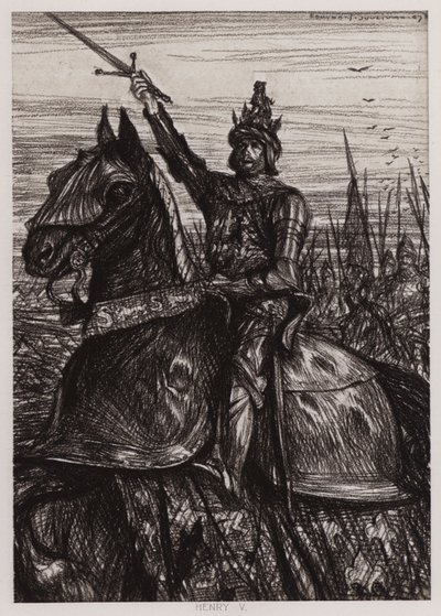 Życie króla Henryka V (lito) autorstwa Edmund Joseph Sullivan