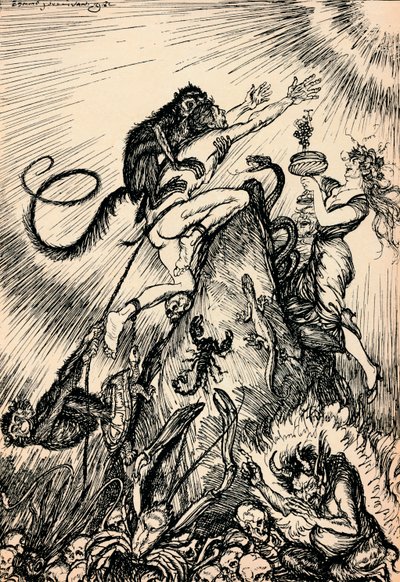 Dochodzimy przez wiele niewoli do wolności, c1918, 1918 autorstwa Edmund Joseph Sullivan