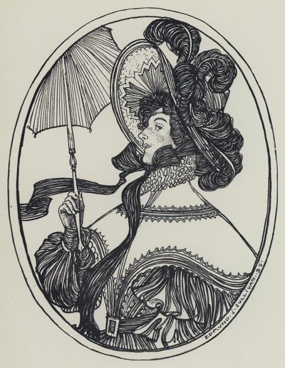 Tennyson, ilustracja do snu o pięknych kobietach i innych wierszy autorstwa Edmund Joseph after Sullivan