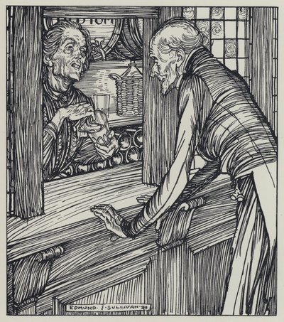 Tennyson, ilustracja do snu o pięknych kobietach i innych wierszy autorstwa Edmund Joseph after Sullivan