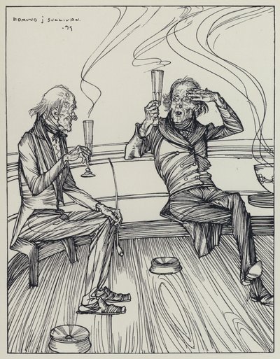 Tennyson, ilustracja do snu o pięknych kobietach i innych wierszy autorstwa Edmund Joseph after Sullivan