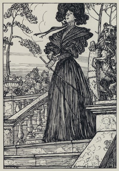 Tennyson, ilustracja do snu o pięknych kobietach i innych wierszy autorstwa Edmund Joseph after Sullivan