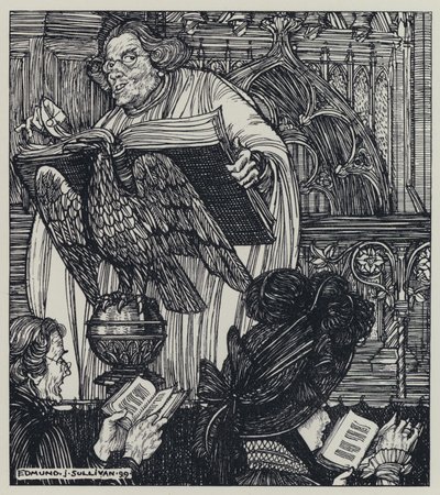 Tennyson, ilustracja do snu o pięknych kobietach i innych wierszy autorstwa Edmund Joseph after Sullivan