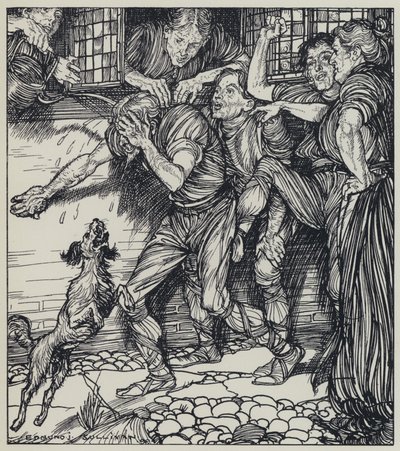 Tennyson, ilustracja do snu o pięknych kobietach i innych wierszy autorstwa Edmund Joseph after Sullivan