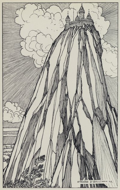 Tennyson, ilustracja do snu o pięknych kobietach i innych wierszy autorstwa Edmund Joseph after Sullivan