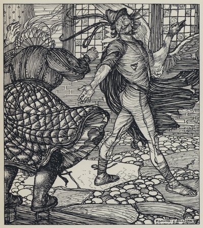 Tennyson, ilustracja do snu o pięknych kobietach i innych wierszy autorstwa Edmund Joseph after Sullivan
