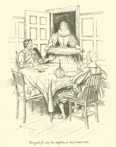 Zbyt dobry dla wszystkich oprócz wędkarzy lub bardzo uczciwych mężczyzn autorstwa Edmund Joseph after Sullivan
